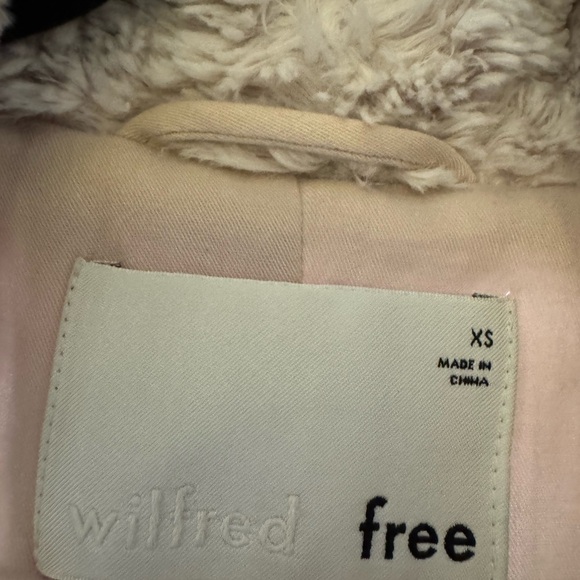 Aritzia Wilfred Free Sherpa Jacket size XS - Picture 3 of 3